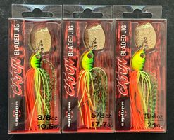 Sakura CAJUN Chatterbait 3er Mix-Set 11 - 10.5gr - 21gr