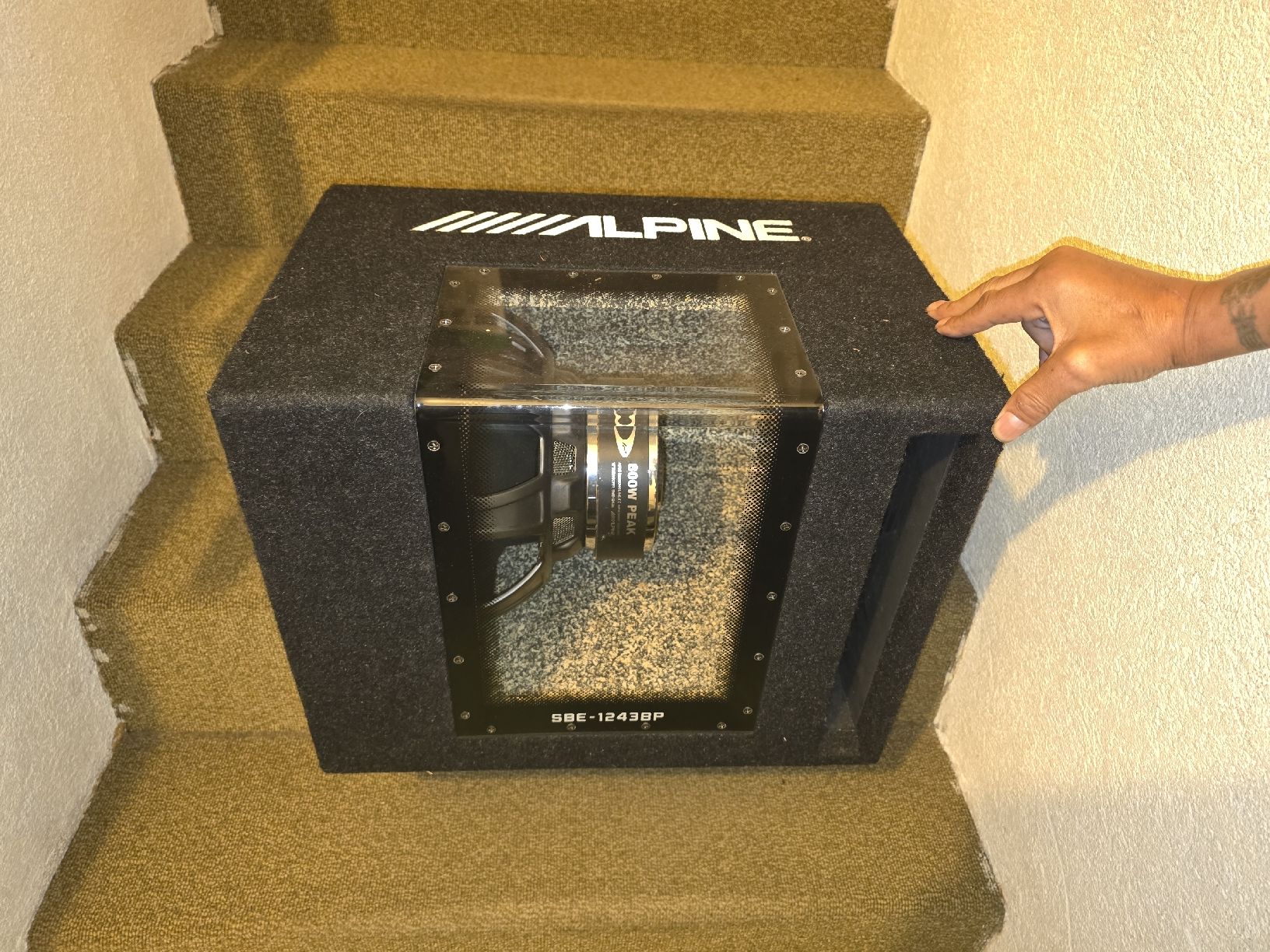 Alpine Casse acustiche: Alpine Subwoofer 800W SBE-1243BP – Usato da Unterengstringen venduto da pat_2k85 1