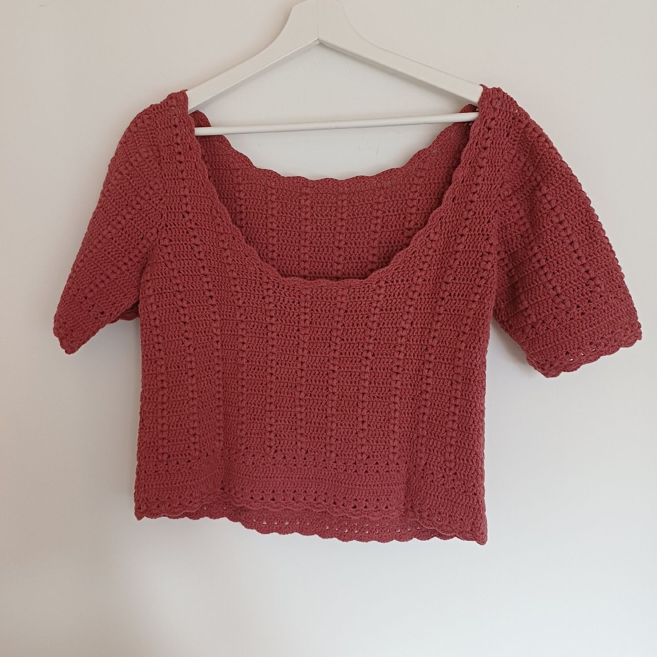 Sezane Top: Sézane Cotton Crochet Top Square back neck - Boho Chic  – Usato da Thun venduto da arm_87kr 1