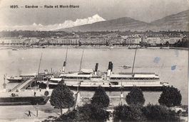 Genève - Rade et Mont-Blanc