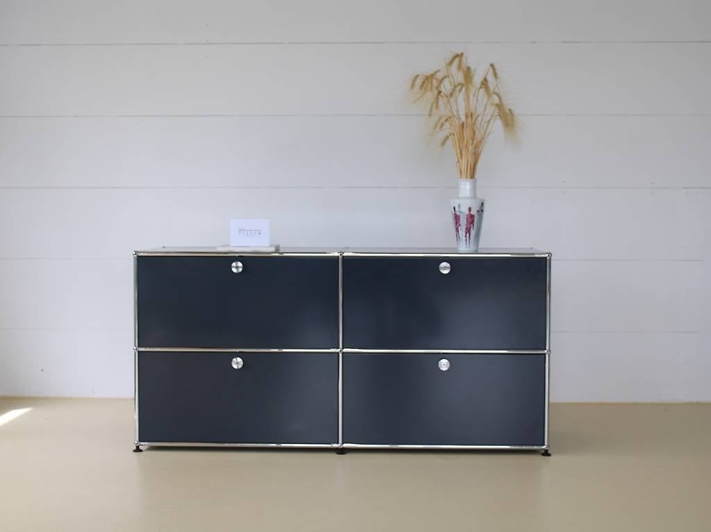 USM Scaffali: USM Haller Sideboard in Anthrazitgrau – Usato da Meinisberg venduto da atelier_TILIJA