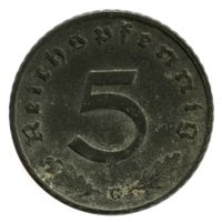 Deutschland - 5 Reichspfennig - 1941 - G