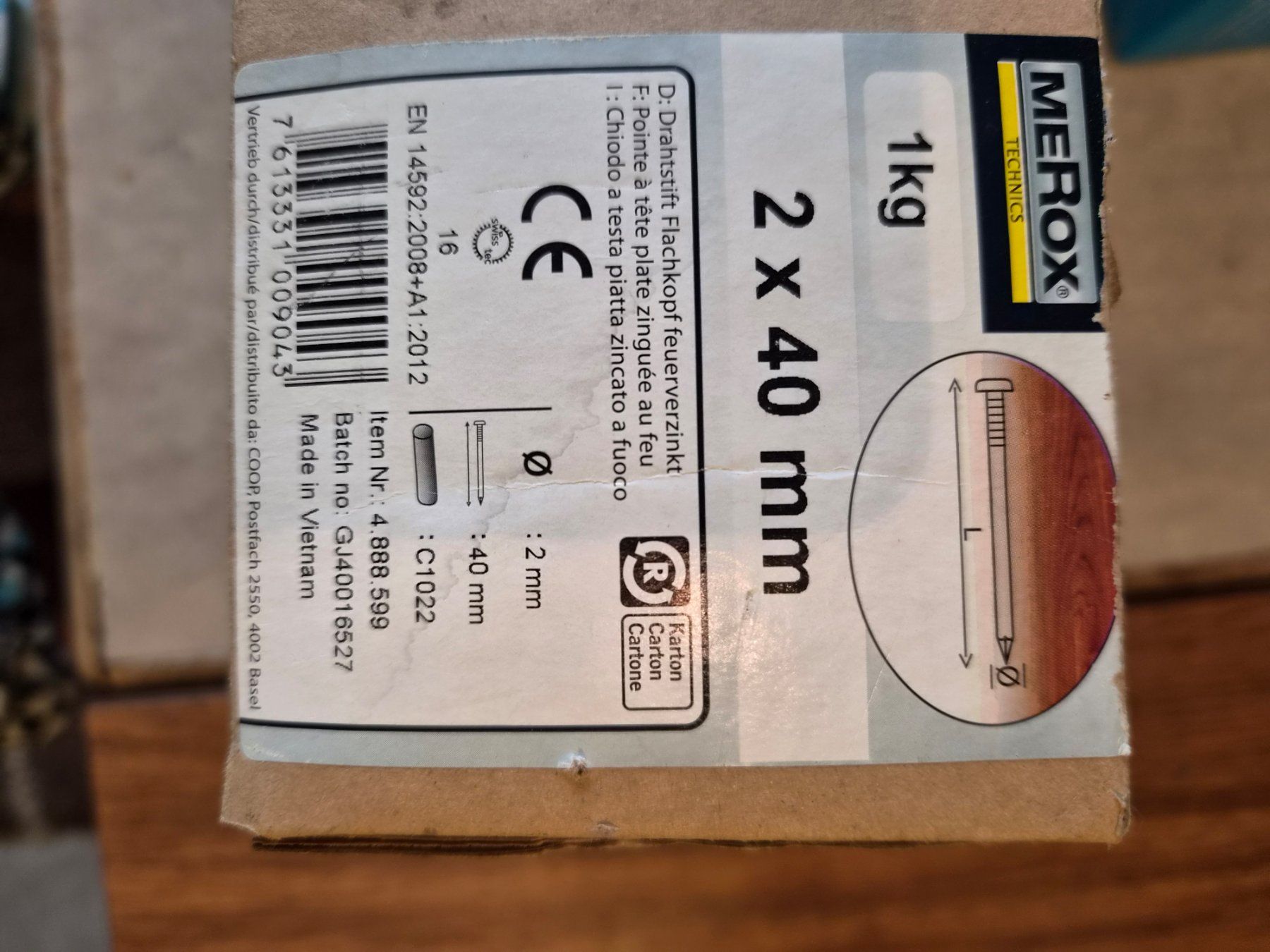 Alle Werkzeuge: Restposten div. Schrauben und Nägel – Neu (gemäss Beschreibung) aus Worben von Leuchu 8