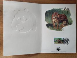WWF Eesttagskarte Dez.1983 Belize mit Jaguar