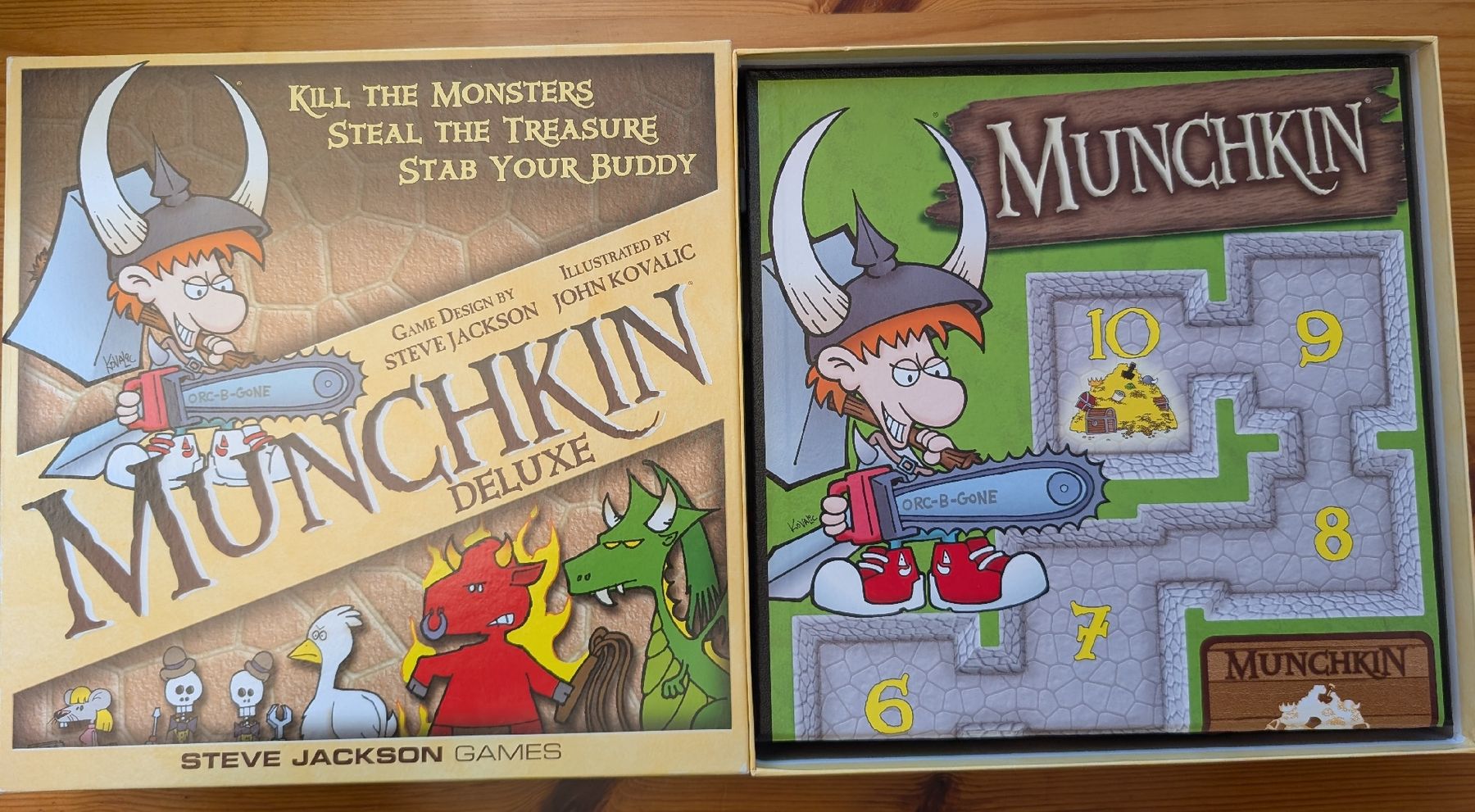 Giochi: Munchkin Deluxe + Addons – Usato da Bussy-Chardonney venduto da ChrisBB
