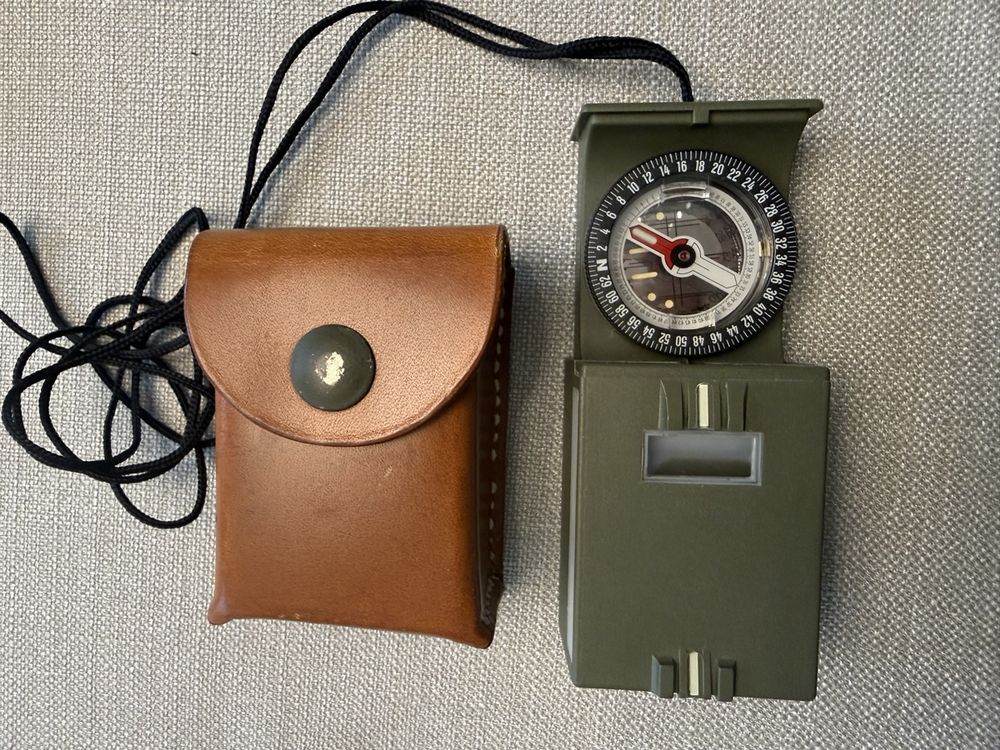 Kern Aarau Schweiz Armee Sitometer Kompass wie neu mit Etui (Gebraucht ...