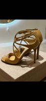 Jimmy Choo Lance Sandal in Tan patent leather 37 NEU