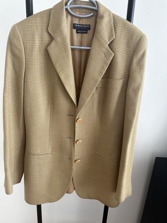 Giorgio Armani checked blazer Classico Made in Italy size 48