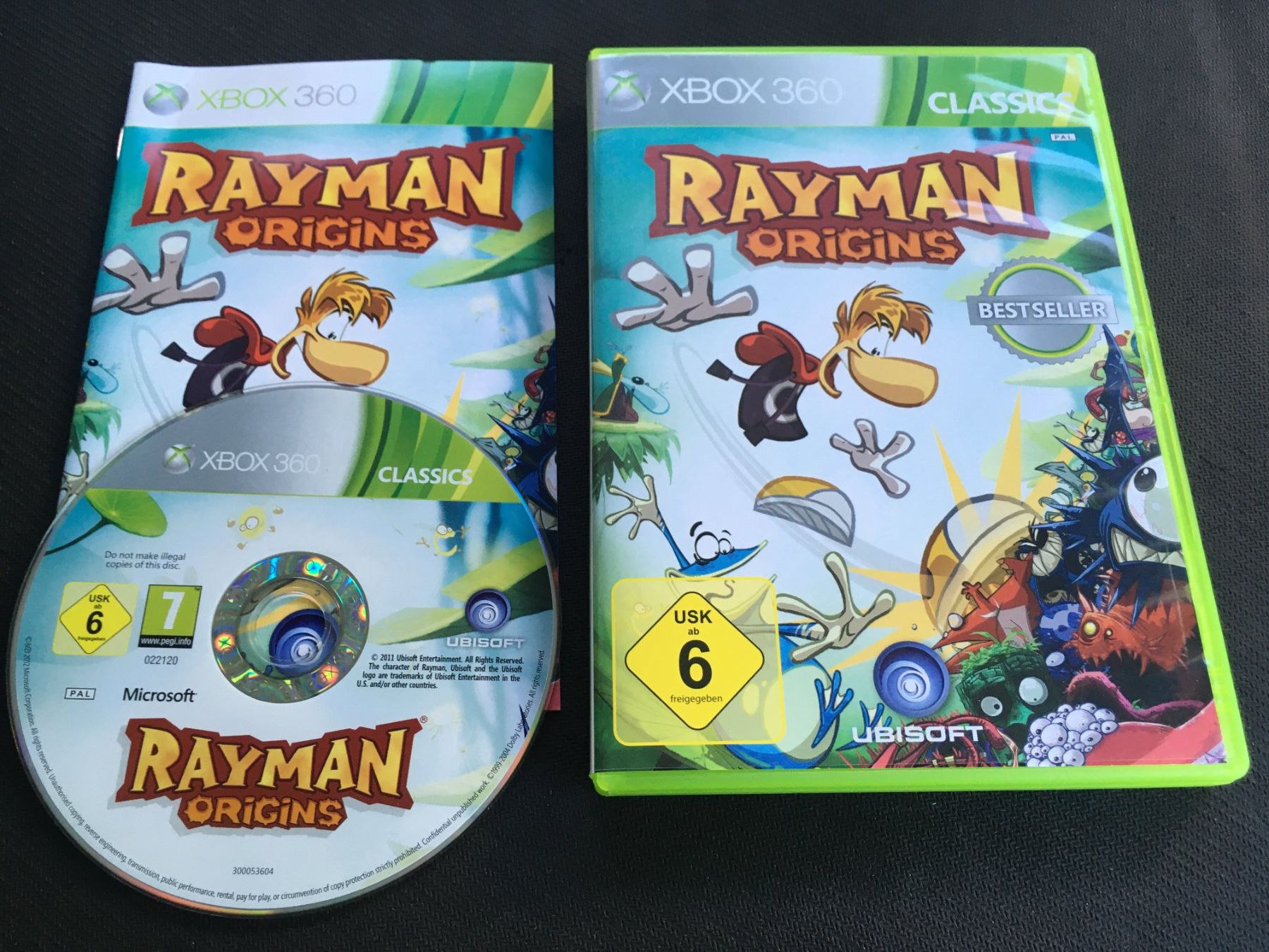 Microsoft Giochi: Rayman Origins - Xbox 360 Game – Usato da St.Gallen venduto da Punktchen01