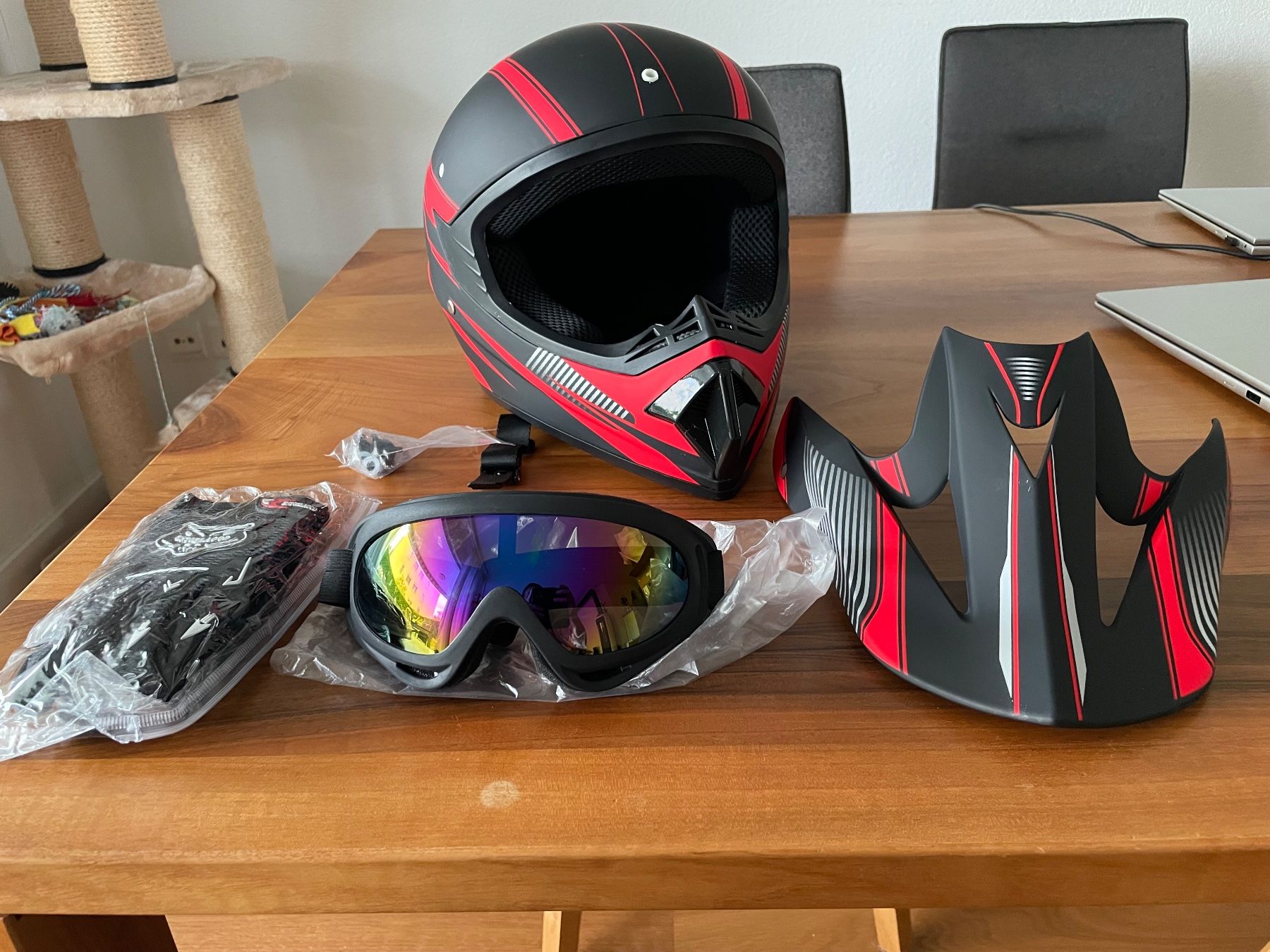 Caschi & visiere: Jugend Motorradhelm – Nuovo (secondo la descrizione) da alpnach dorf venduto da trugbild 2