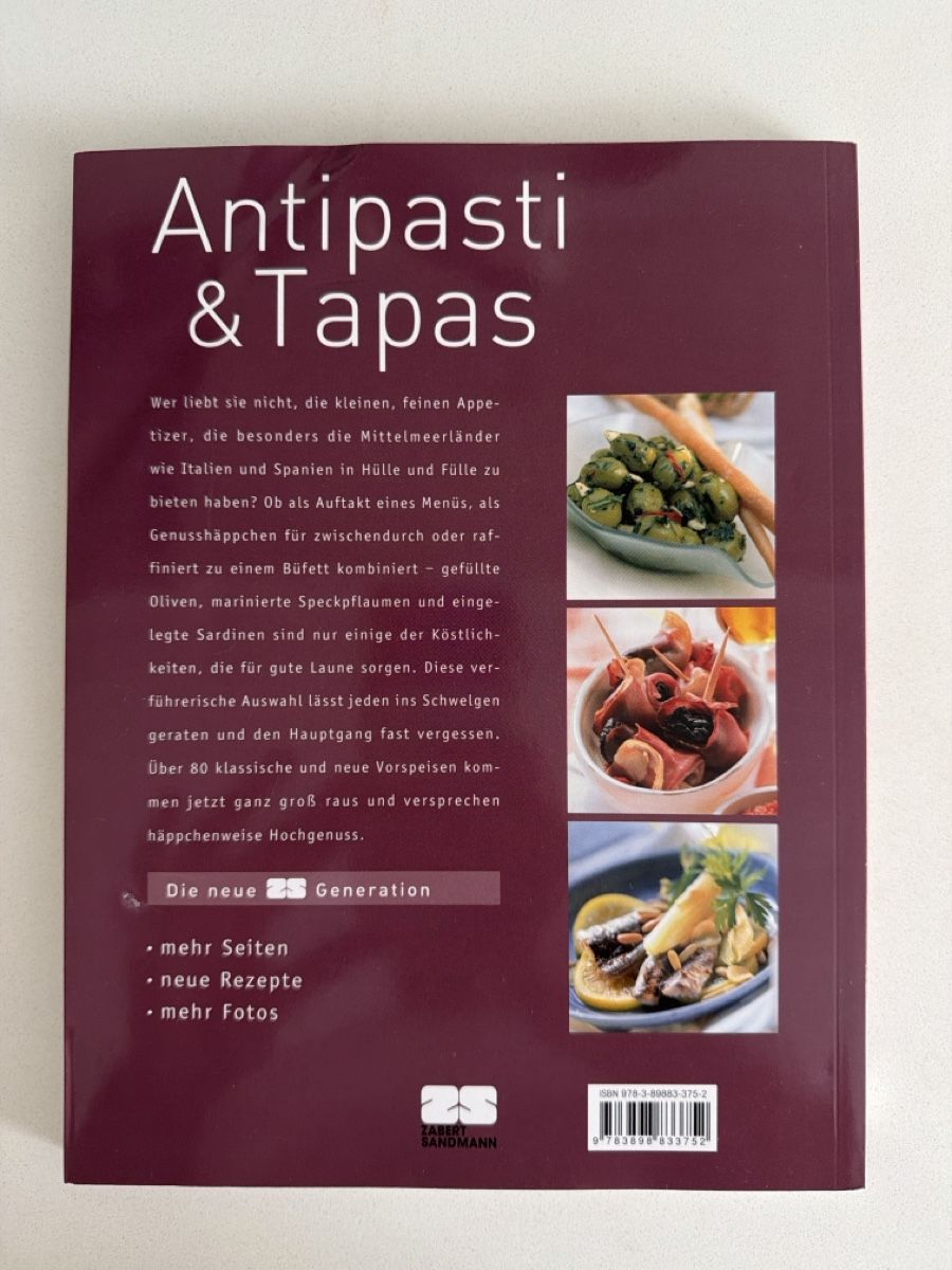 Libri: Antipasti & Tapas – Usato da Urdorf venduto da sof_r7zt 1