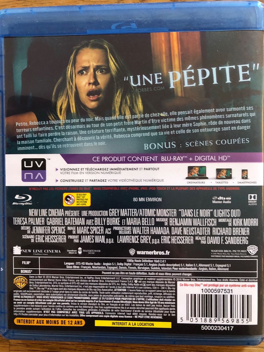 Tous les DVDs: Blu-ray Dans le noir – D'occasion à La Chaux-de-Fonds par bartoglan 2