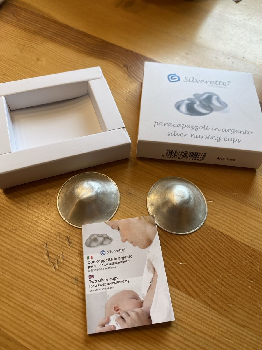Silverette Accessori per l’allattamento: Silverette Stillhütchen aus Silber - gebraucht – Usato da Speicher venduto da Fam.Hartmann 1