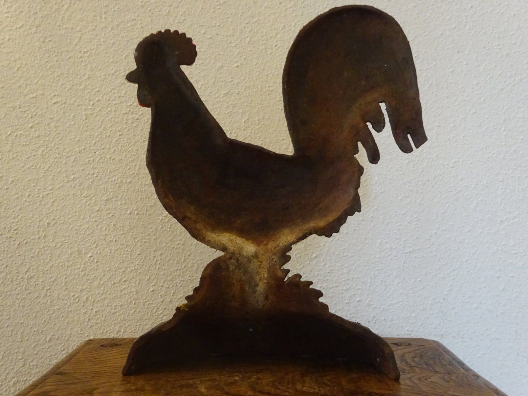 Figuren: Antiker Güggel / Gusseisen – Gebraucht aus Esslingen von eintagammeer 3