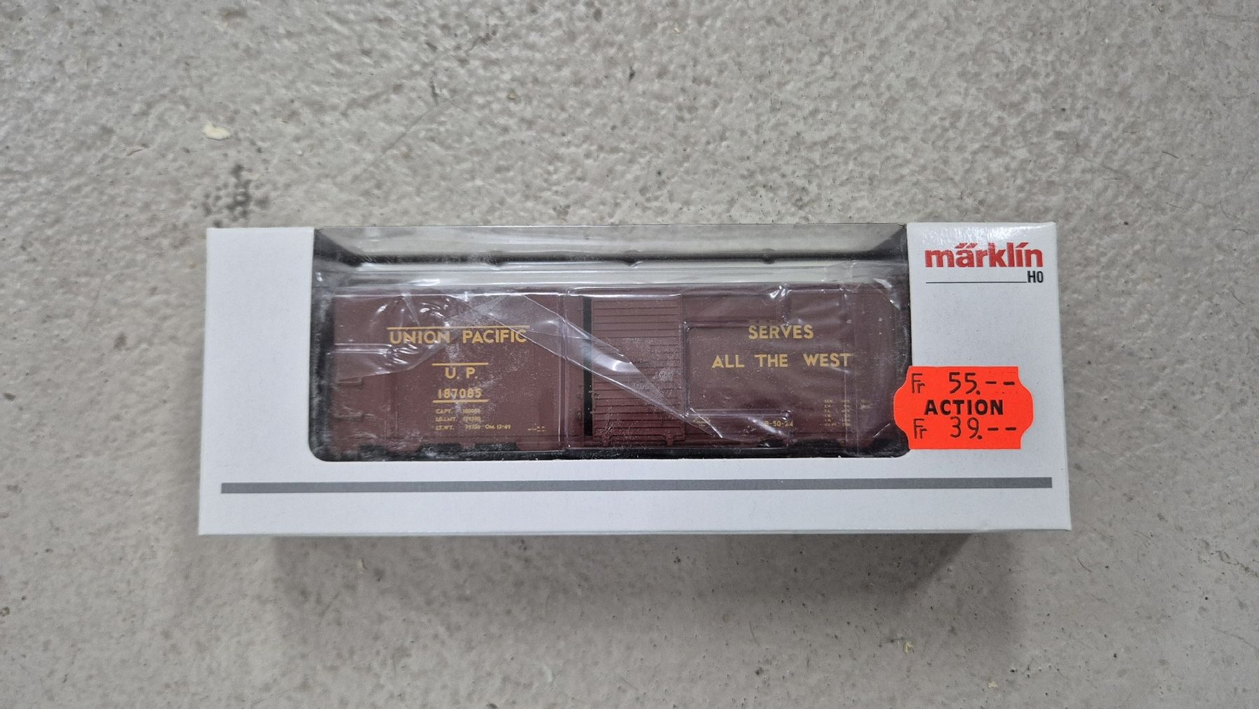 Märklin Modellini di ferrovie: Märklin 45646-1 Box Car Union Pacific – Nuovo (secondo la descrizione) da Münsingen venduto da hausbootli 1