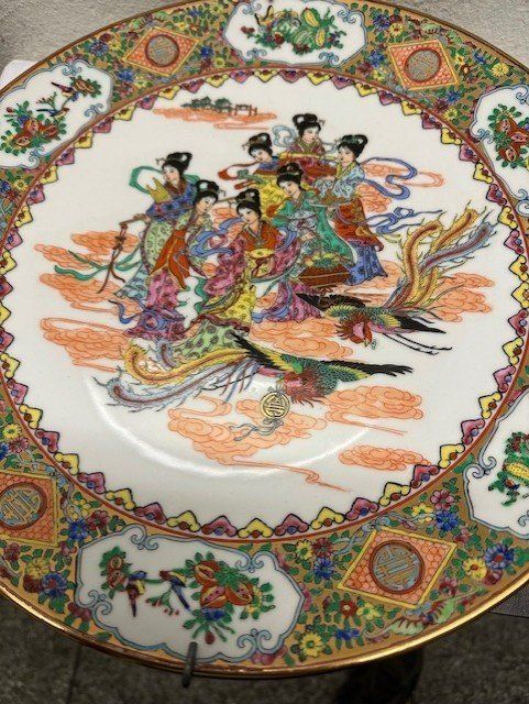 Teller: CHINA TELLER PORZELLAN CA.34 CM – Gebraucht aus Ostermundigen von Kari1937 1