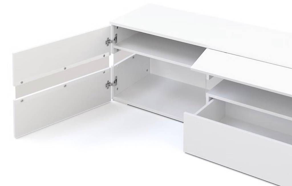 Gonser Mobili TV: Meuble TV blanc moderne, bon état – Usato da Boudry venduto da dam_88y6 3