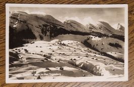 Skifelder Ilrios, 1935, Stempel Bergredtaurant Unterwasser