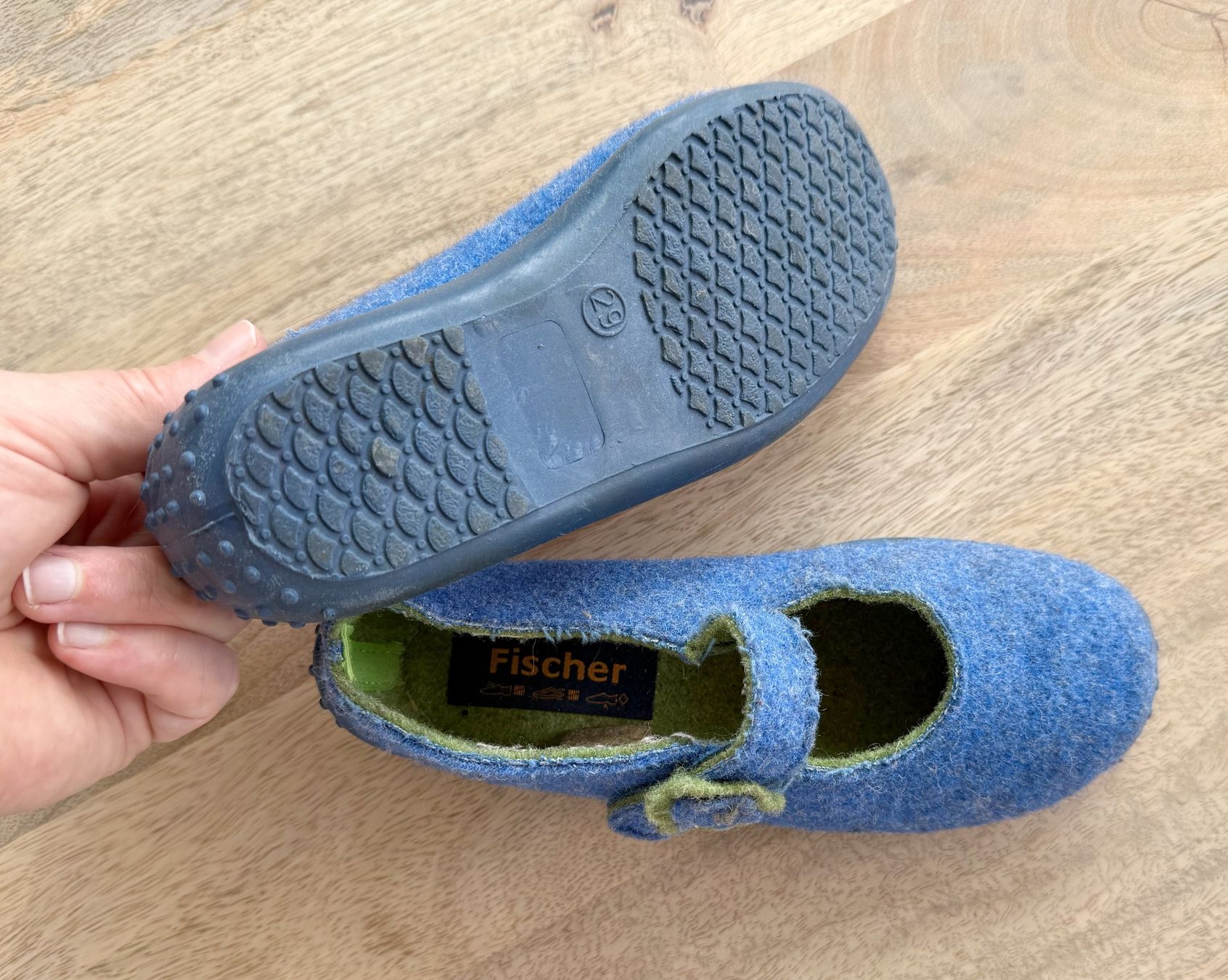 Schuhe für Jungen: Filz Finkli mit robuster Sohle, Gr. 29 – Gebraucht aus Eggenwil von Lissi82 2