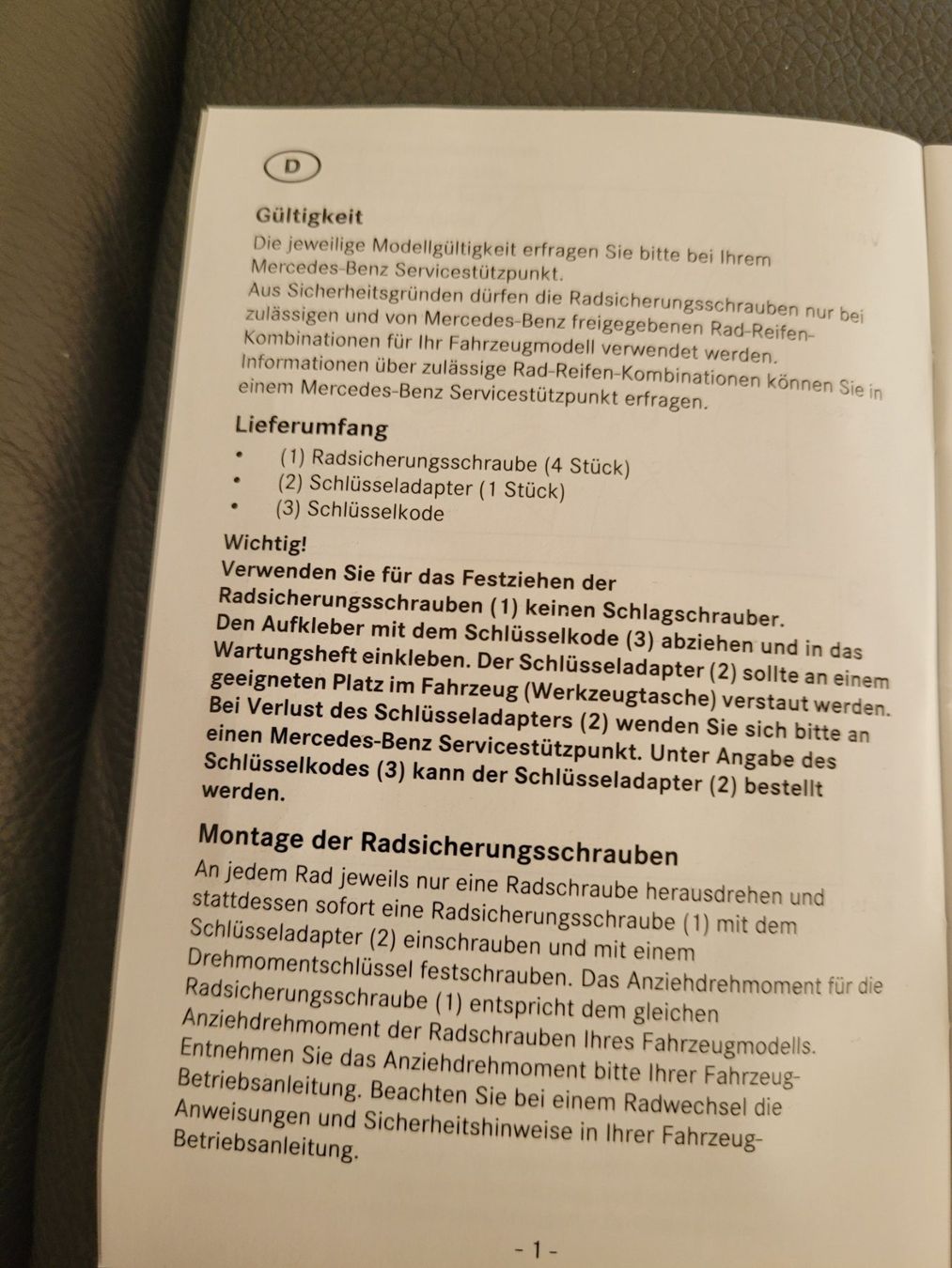 Mercedes-Benz Tutti pezzi di ricambio auto: Boulons de sécurité  Mercedes – Usato da Cernier venduto da Casimir1 4