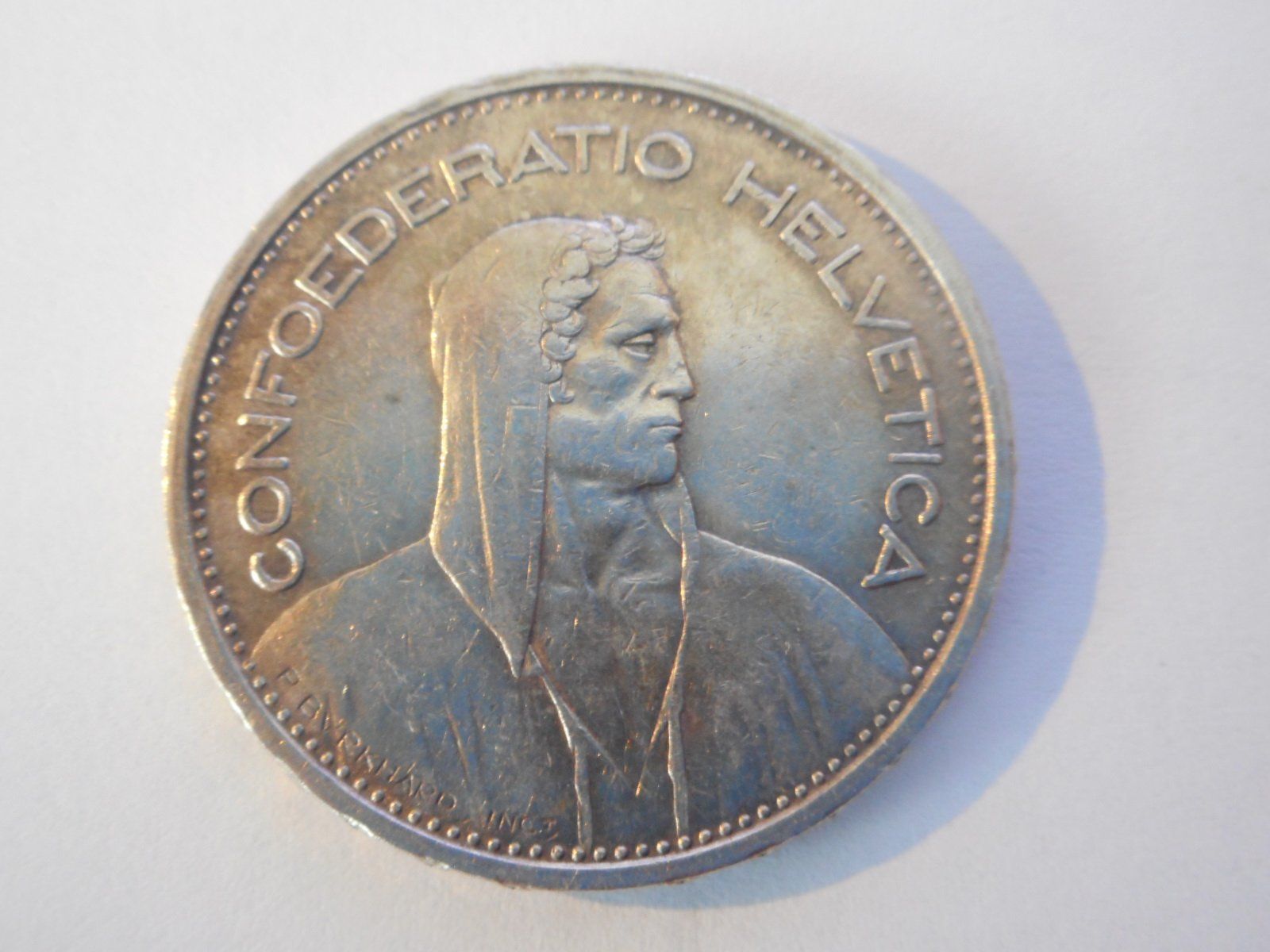 Alle Münzen: 5 Fr. 1933 silber – Gebraucht aus Kriegstetten von pizlad2010 1