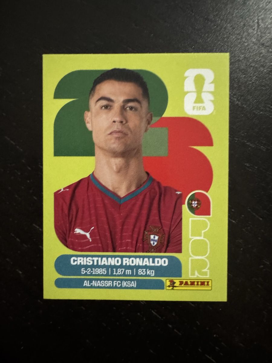 Panini Carte collezionabili: Figurina Cristiano Ronaldo Panini  – Usato da Bulle venduto da Ilngy26