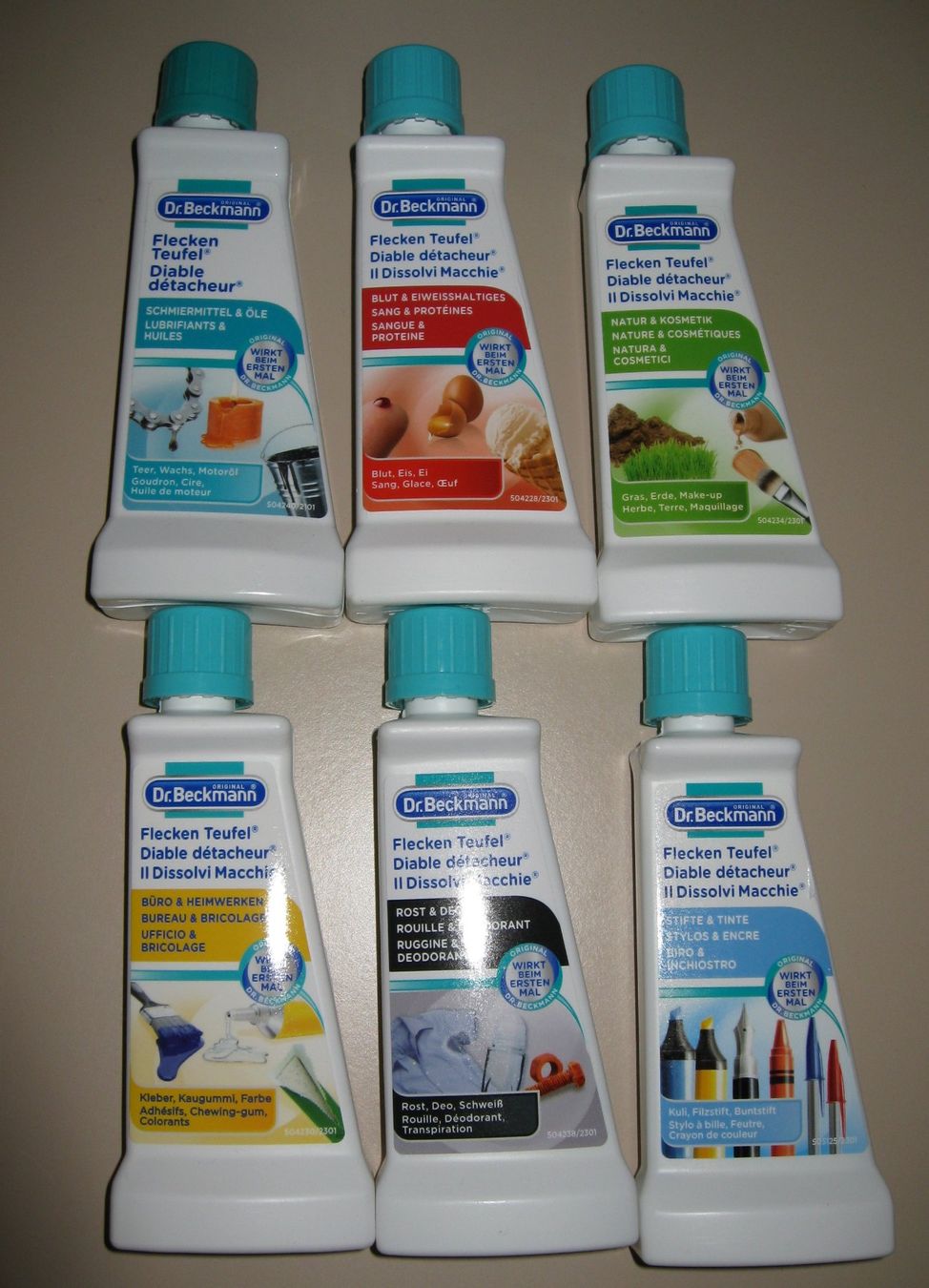 Prodotti di pulizia: 17-teiliges Flecken-Set von Dr. Beckmann – Nuovo e nell'imballaggio originale da Burgdorf venduto da Crubi 4