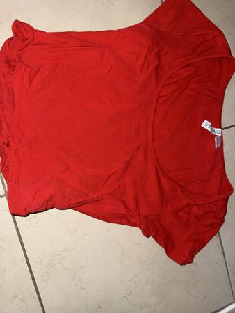 H&M Basic Top rot Gr. S