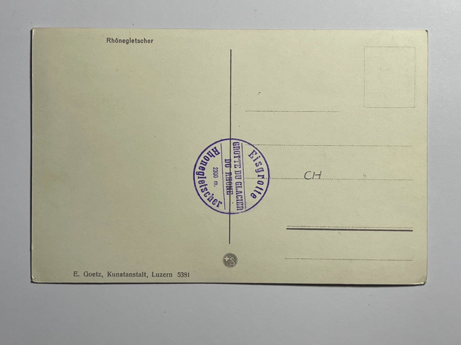 Cartoline postali: Rhonegletscher - Stempel Eisgrotte – Usato da Steg VS venduto da danwer74 1