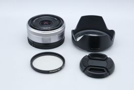 Sony E 16mm f/2.8 (SEL-16F28) Pancake für E Mount Objektiv