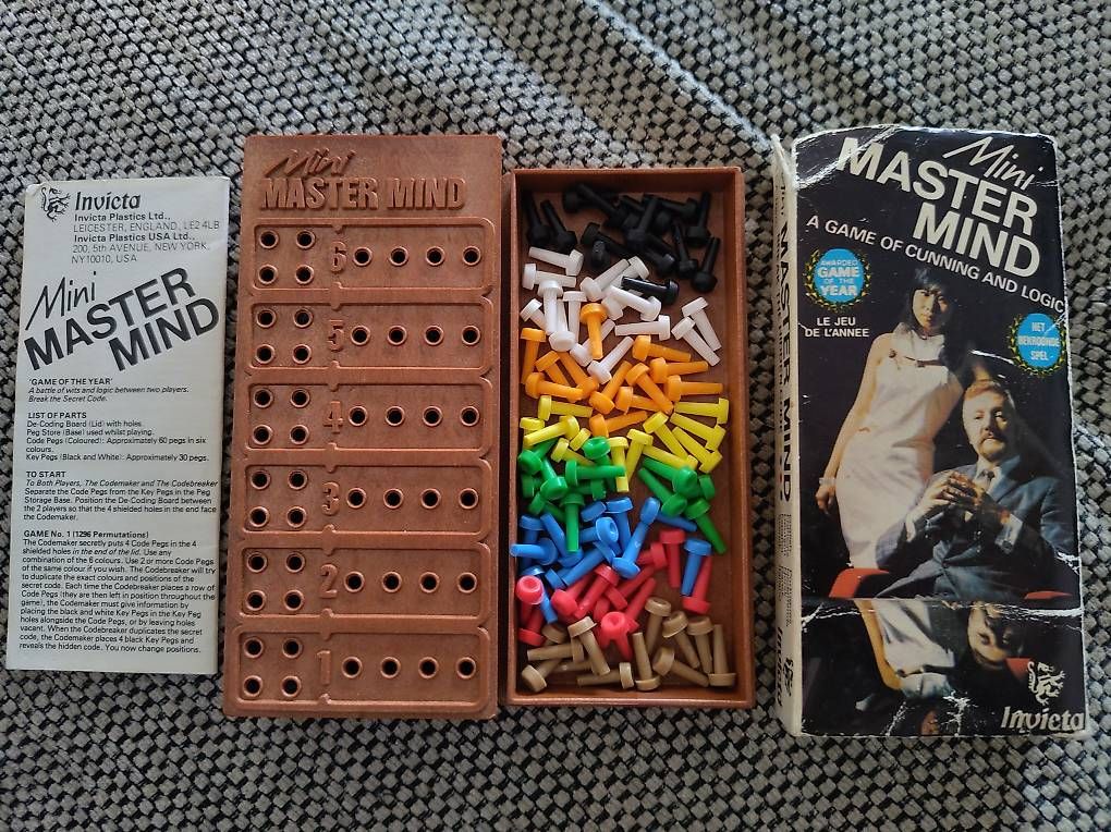 Invicta Spiele: Mini Mastermind Master Mind Reiseversion - Vintage 70er – Gebraucht aus Wohlen AG von gnabbr