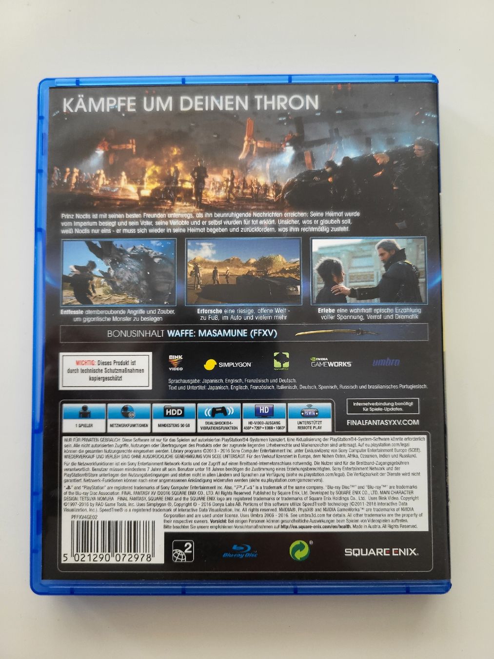 Sony Giochi: Final Fantasy 15 – Usato da Basel venduto da Ywana 1