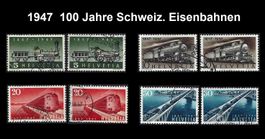 1947 100 Jahre Schweiz. Eisenbahnen