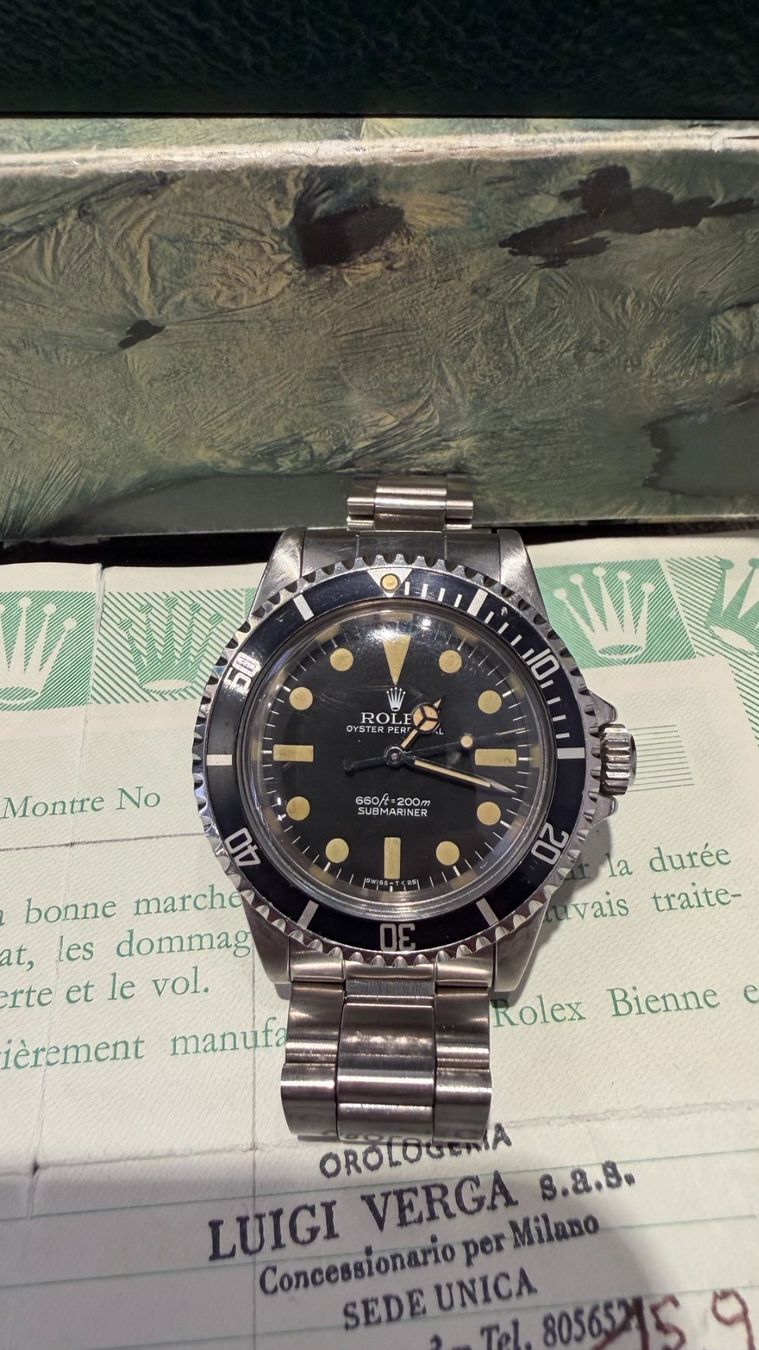Rolex Uhren: Rolex 5513 Maxi dial MKI B&P – Gebraucht aus Randogne von 2G1909 4