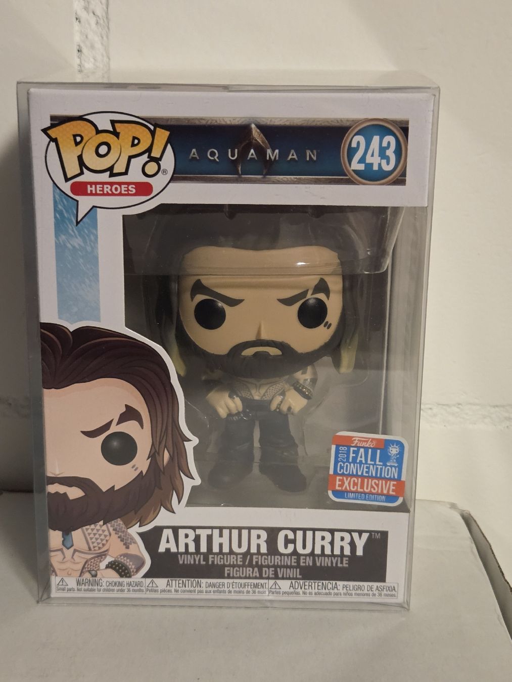 Funko Statuette: Funko Pop Aquaman Arthur Curry 243 Fall Convention Exclusive – Nuovo e nell'imballaggio originale da Dürrenäsch venduto da JFAS
