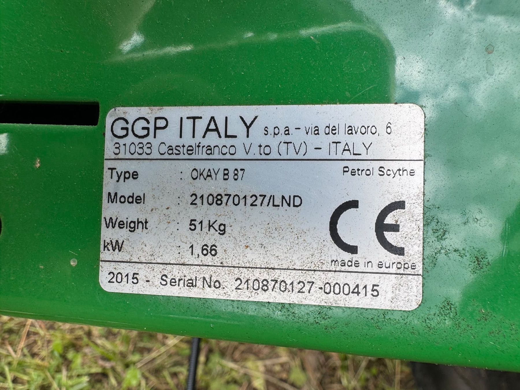 Toutes les machines: Balkenmäher Okay 4 PS – D'occasion à haldenstein par adler039 4