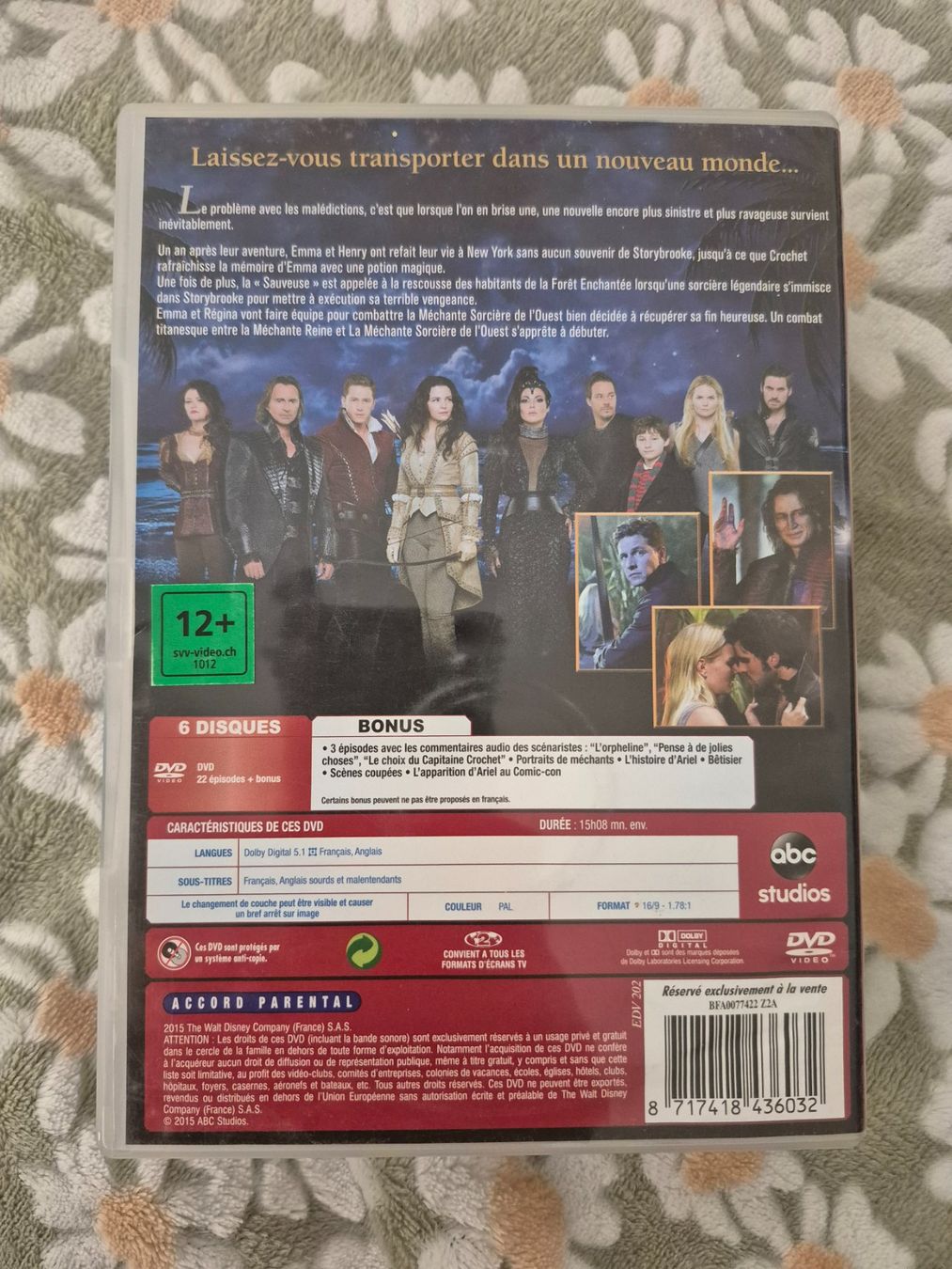 Tous les DVDs: ONCE UPON A TIME - saison 3 (FR/EN) – D'occasion à Riaz par Murielbhs 3