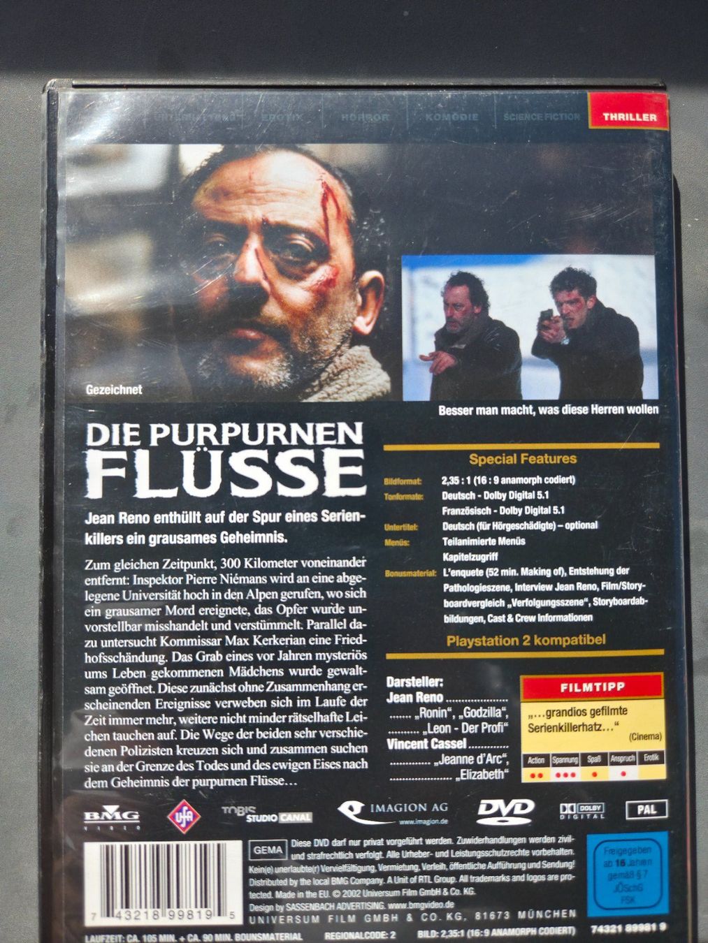 Alle DVDs: Die purpurnen Flüsse – DVD – Gebraucht aus Aldesago von lusuardi 1