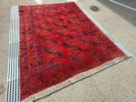 Alter Ersari Teppich, 295 x 233 cm handgeknüpft sauber