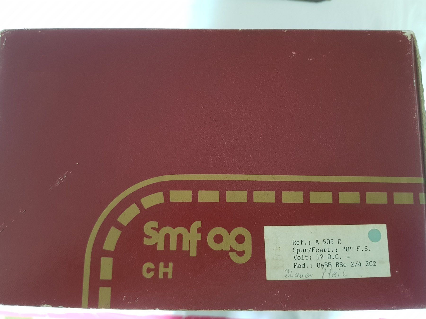 Modellini di ferrovie: SMF: Blauer Pfeil 202 der OeBB – Usato da Luzern venduto da inca55 7