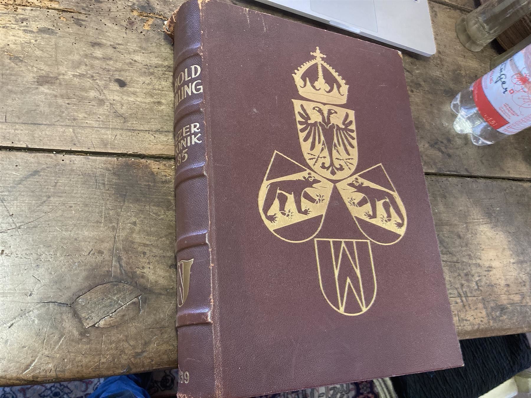 Libri: DIEBOLD-SCHILLING Spiezer Bilder Chronik – Usato da Bern venduto da Jwpm66