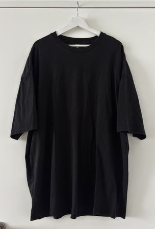 Schwarzes Oversize T-Shirt, Grösse XXL