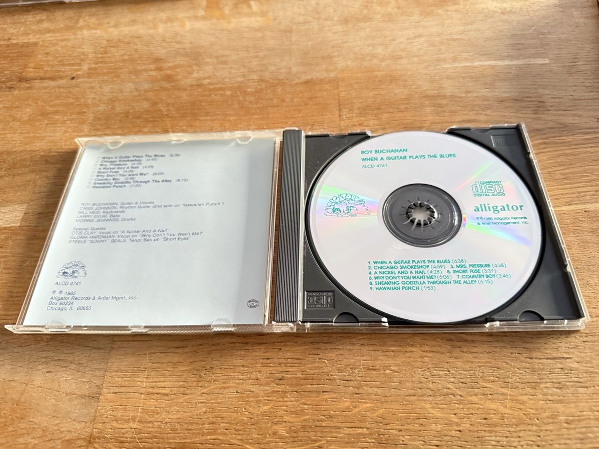 CD: Roy Buchanan When A Guitar Plays The Blues CD – Usato da Goldach venduto da Messerguru 2