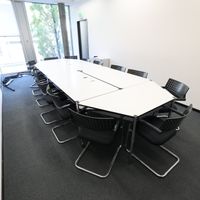Vitra Visavis Freischwinger, Schwarz, Gestell Chrom