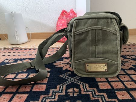Kleine Stofftasche Crossbody Umhängetasche / Military Look