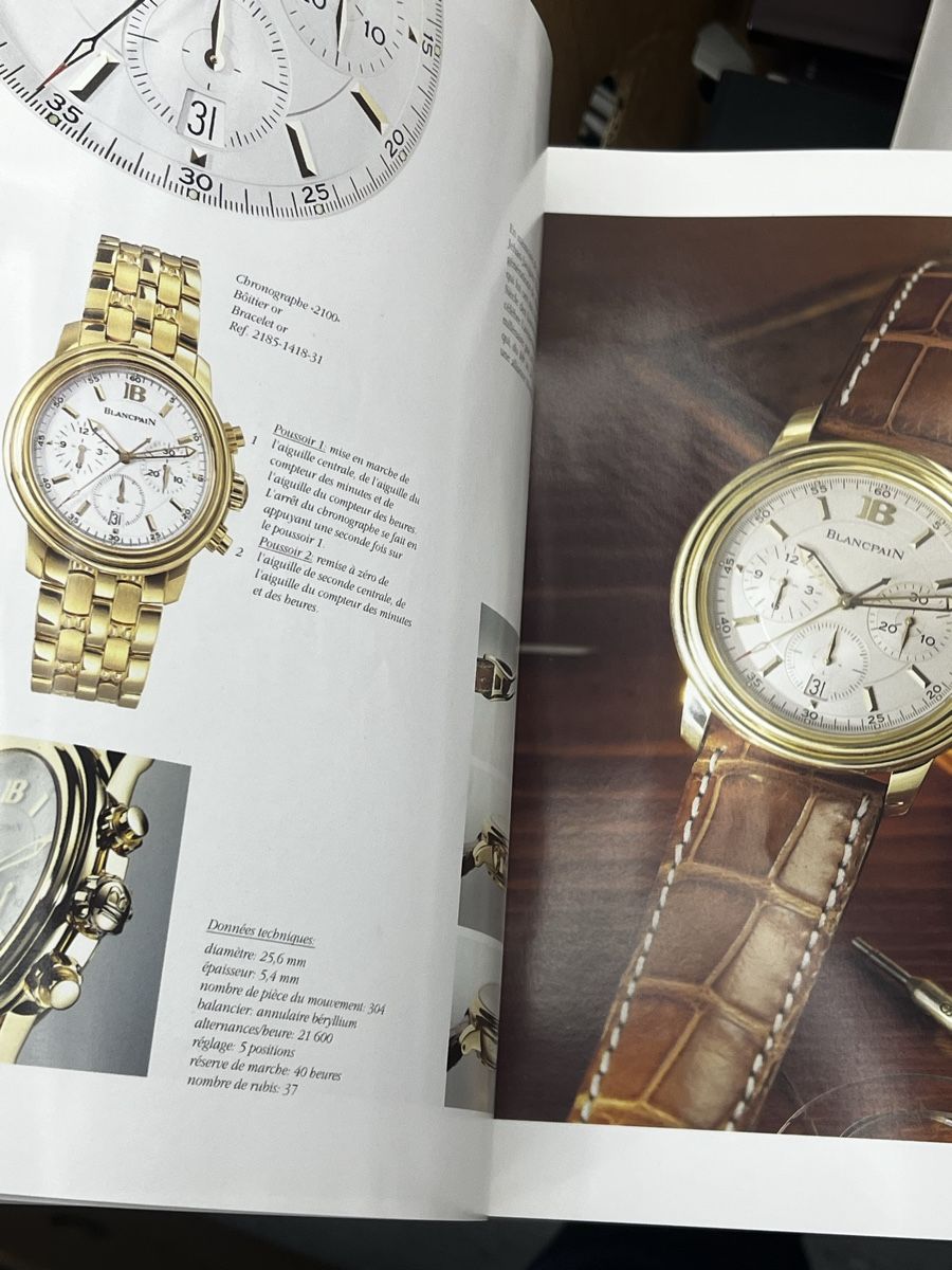 Dokumente: Blancpain Prospectus 1994 – Gebraucht aus Wettingen von NickInc 2