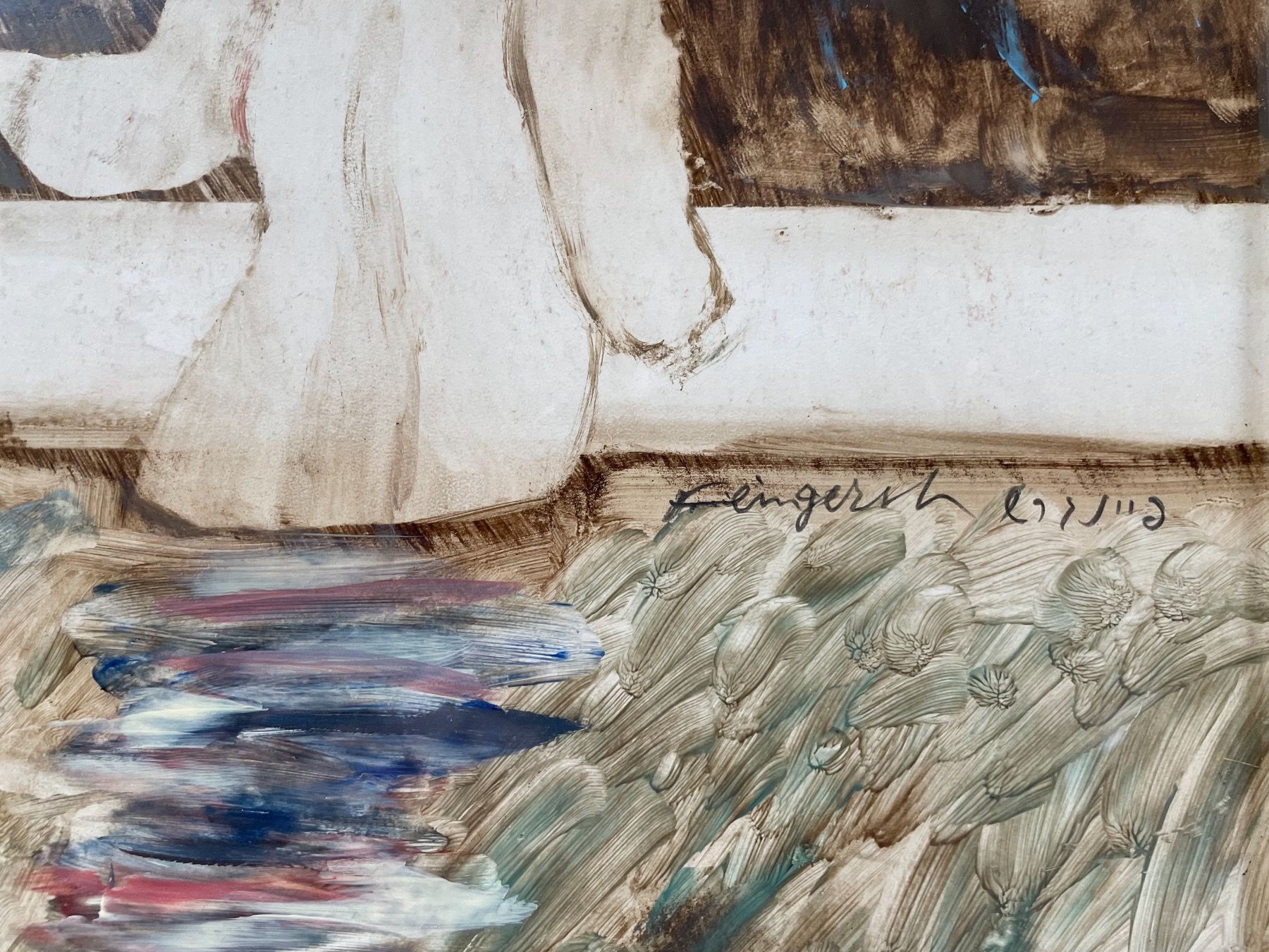 Gemälde: Oded FEINGERSH. Peinture originale. Technique mixte – Gebraucht aus St-George von Raretefacts 1