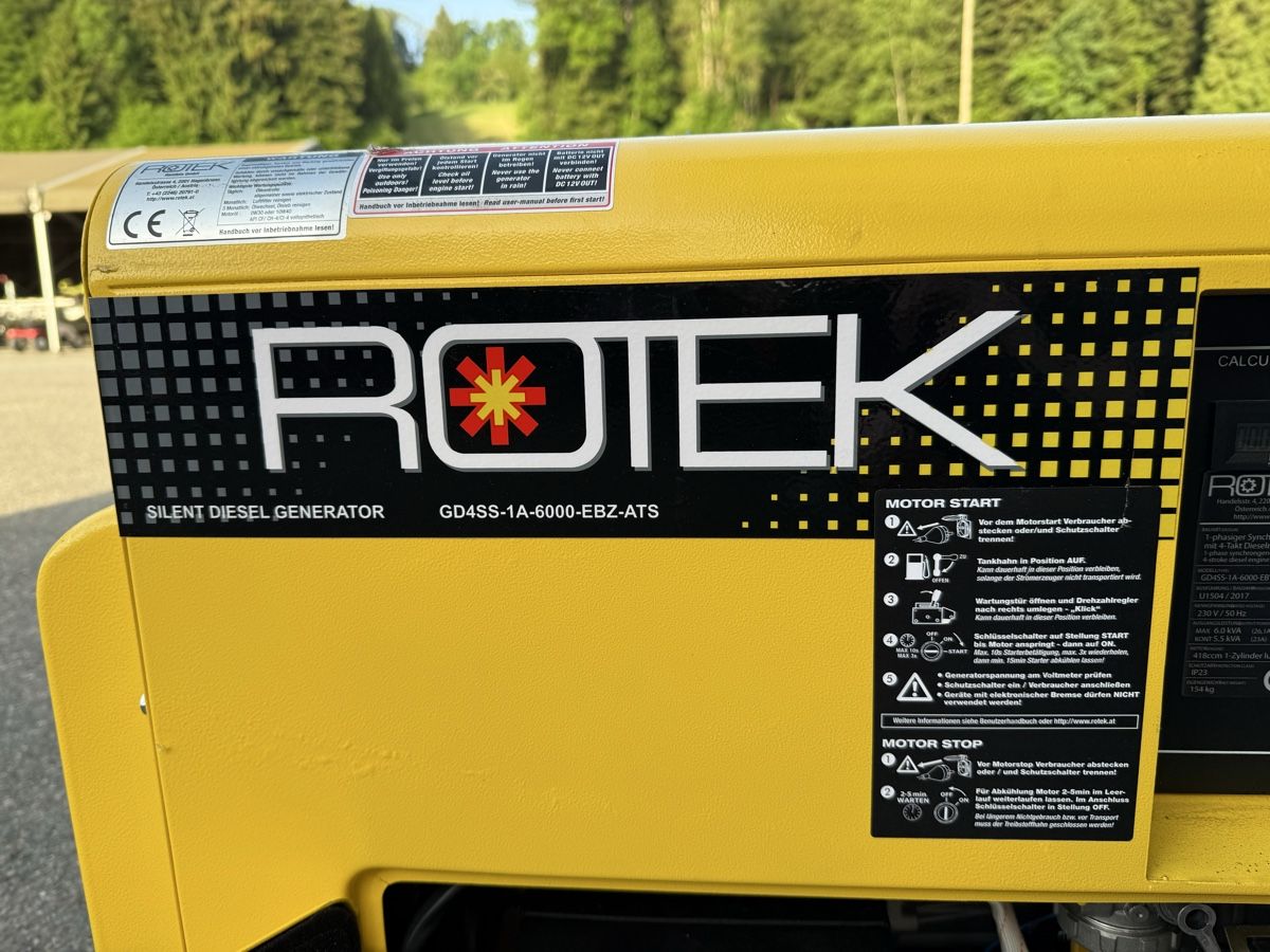 Generatori di corrente: Leistungsstarker Rotek Diesel Stromgenerator – Nuovo (secondo la descrizione) da grosswangen venduto da Poliniman0 3