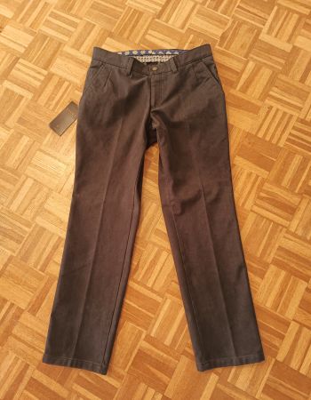 Digel Stoff-Hose Gr 24 (UK W35 E) Herren anthrazit, Neu