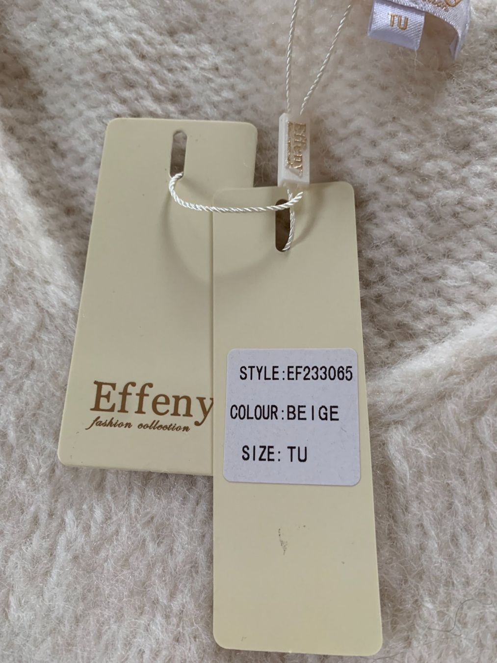 Maglioni & Felpe: Effeny Damen Strickpullover, Gr. TU, Beige, NEU – Nuovo e nell'imballaggio originale da Worb venduto da farben20zauber 5